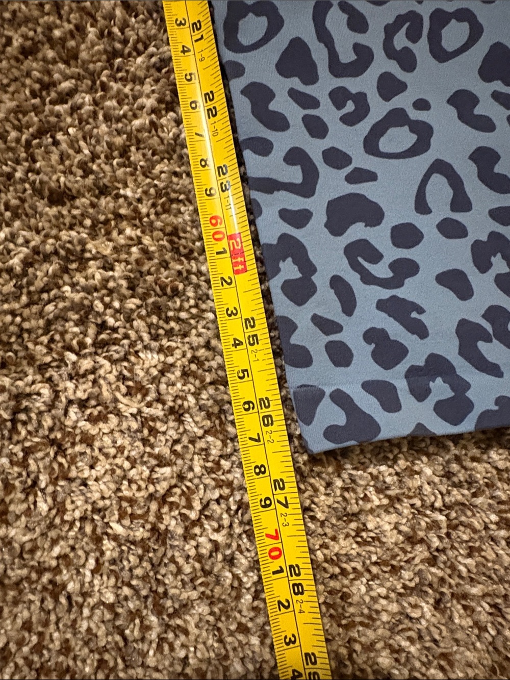 BRXI Baby Denim Blue Leopard Leggings Large NWT - Picture 5 of 6